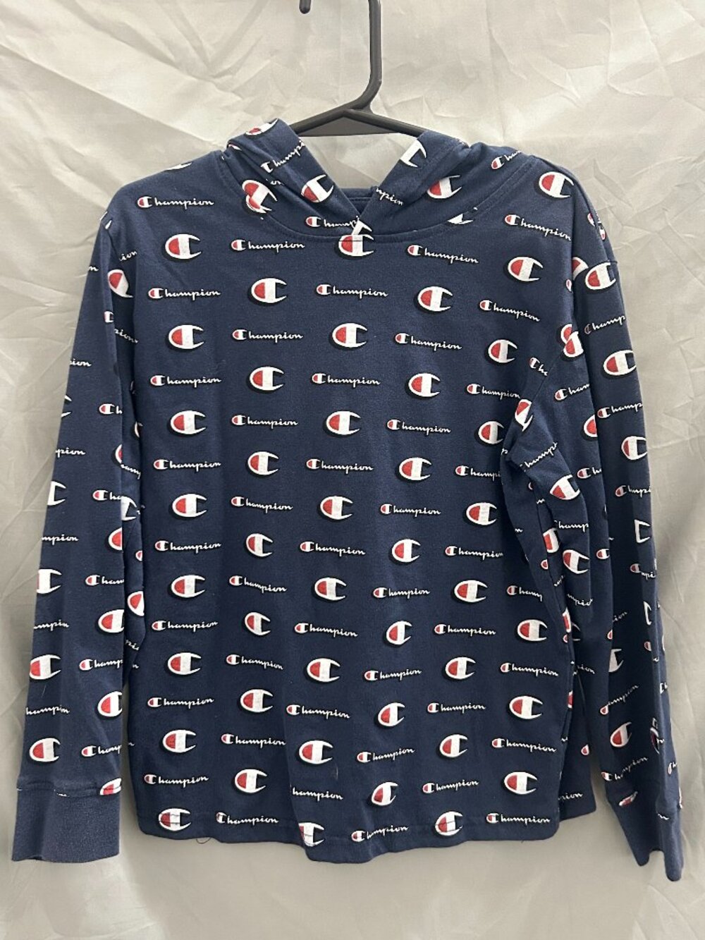 Champion Authentic Athleticwear Boys Hoodie with Logo Size 7